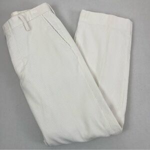 Gucci Men’s Fine Wale Corduroy Trousers Pants Ivory Size 46 (30x30)